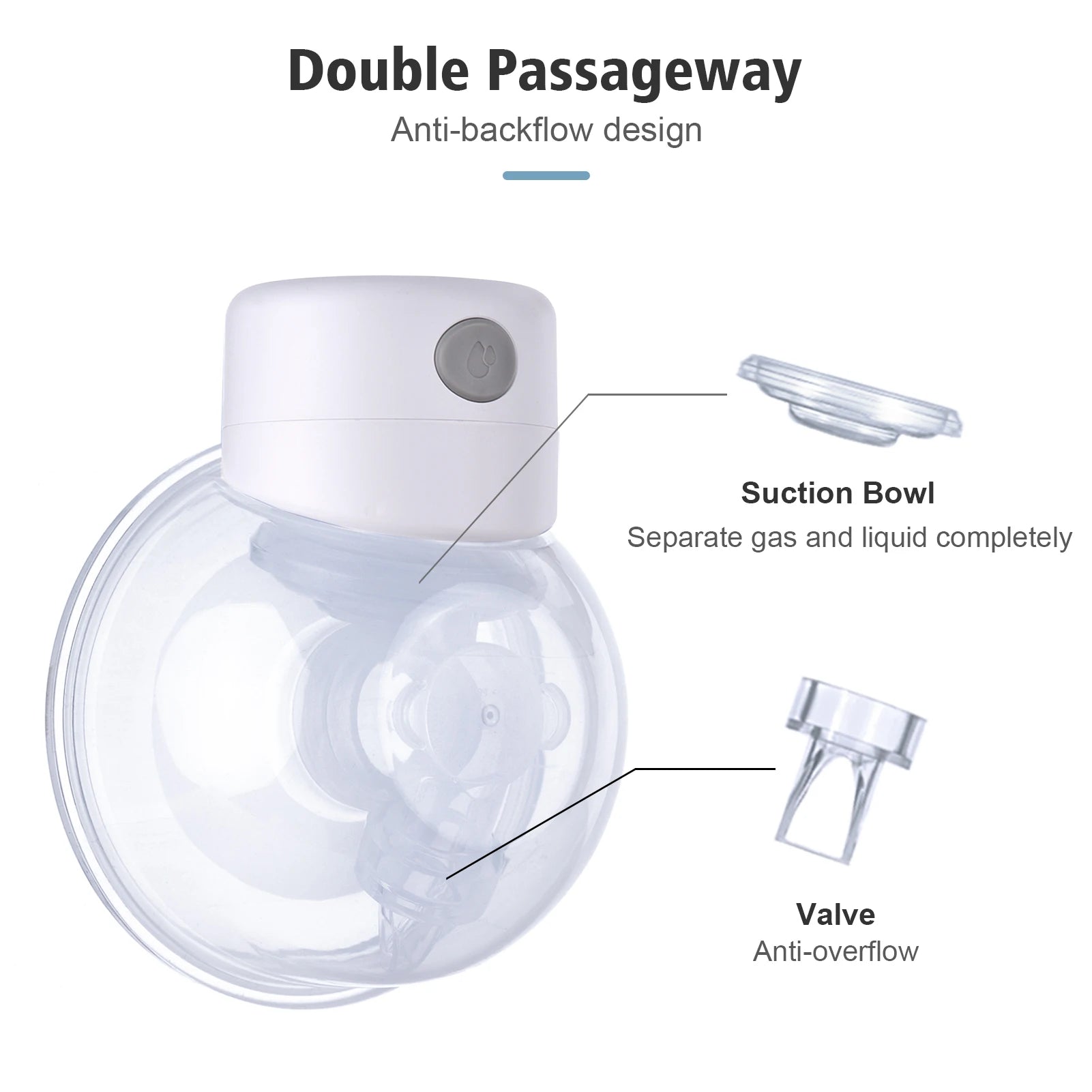 2/1pcs Budget Electric  Breast   Pump