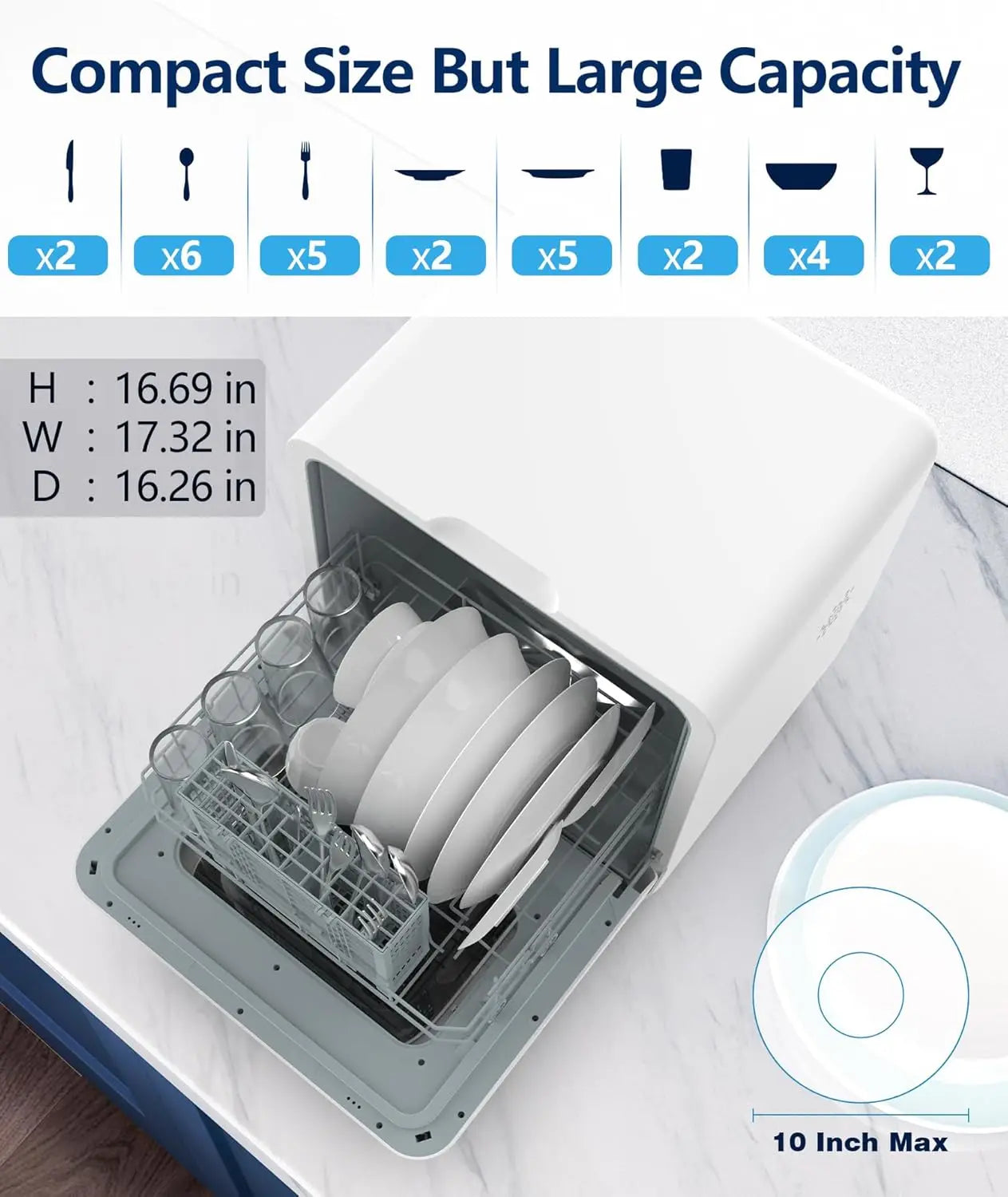 DishWave Pro Compact Dishwasher/countertop