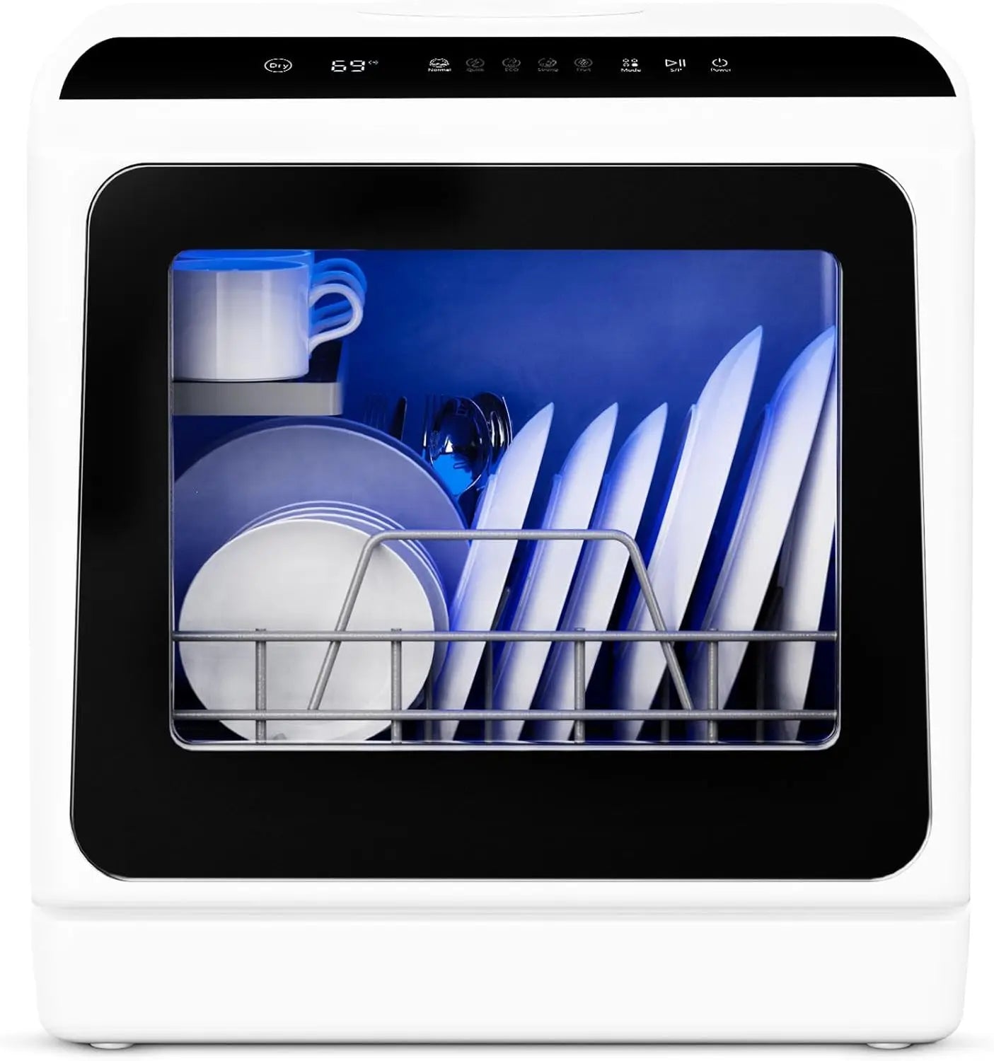 SparkClean Compact Dishwasher /Small for Countertop